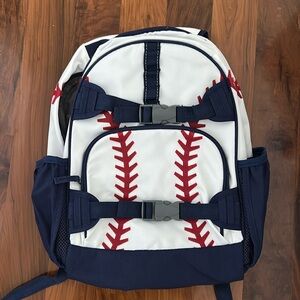 Pottery Barn Kids Baseball backpack Brand New with tags